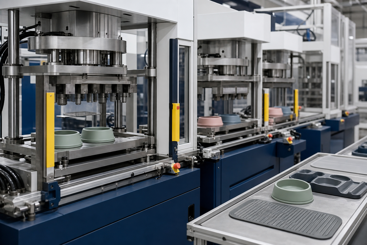 Automated molding production support illustration