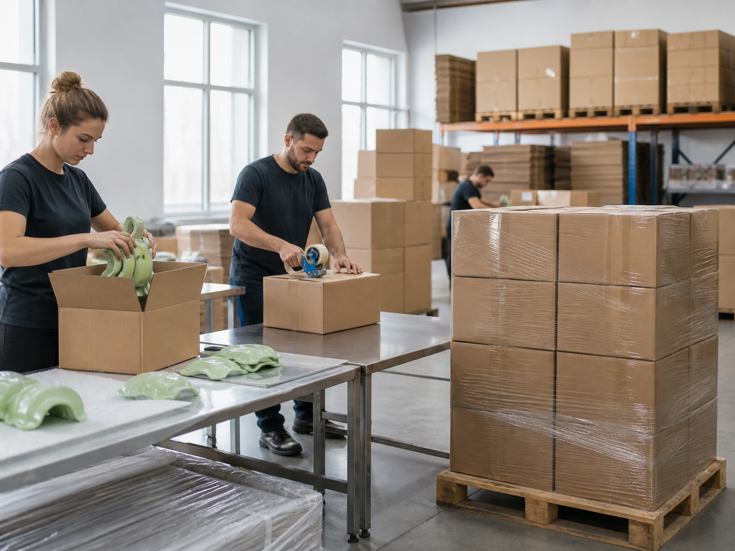 Production and supply handoff illustration