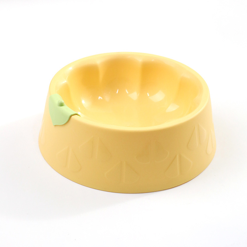 Stainless steel pet bowl with black non-slip base