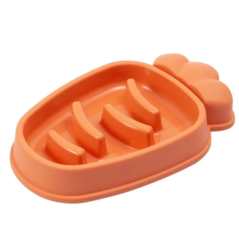 Carrot Shaped Pet Slow Feeder Bowl product overview