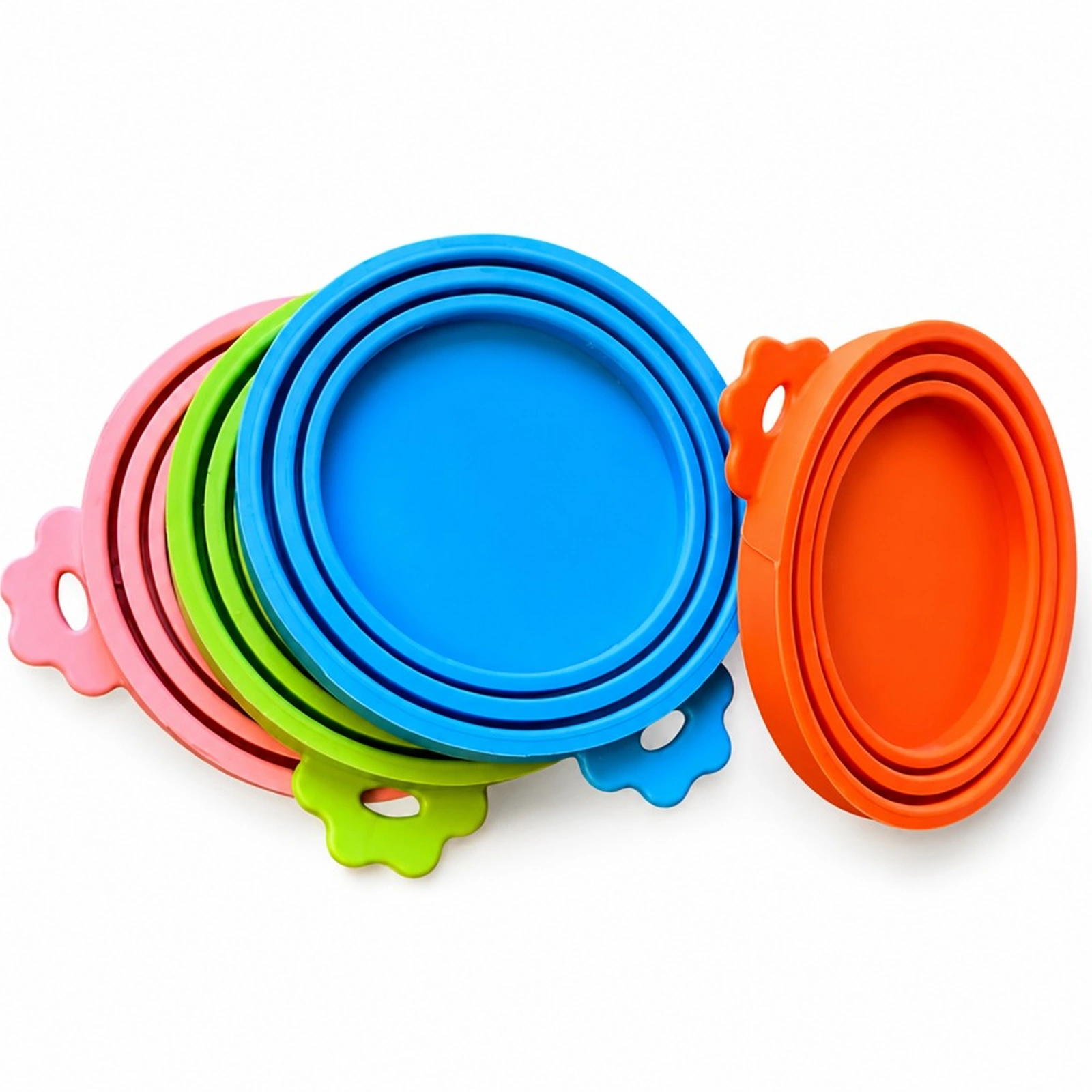 Silicone Pet Food Can Lid with Pull Tab product overview