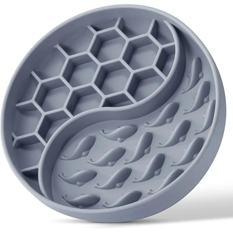 Fish Pattern Silicone Slow Feeder Plate product overview