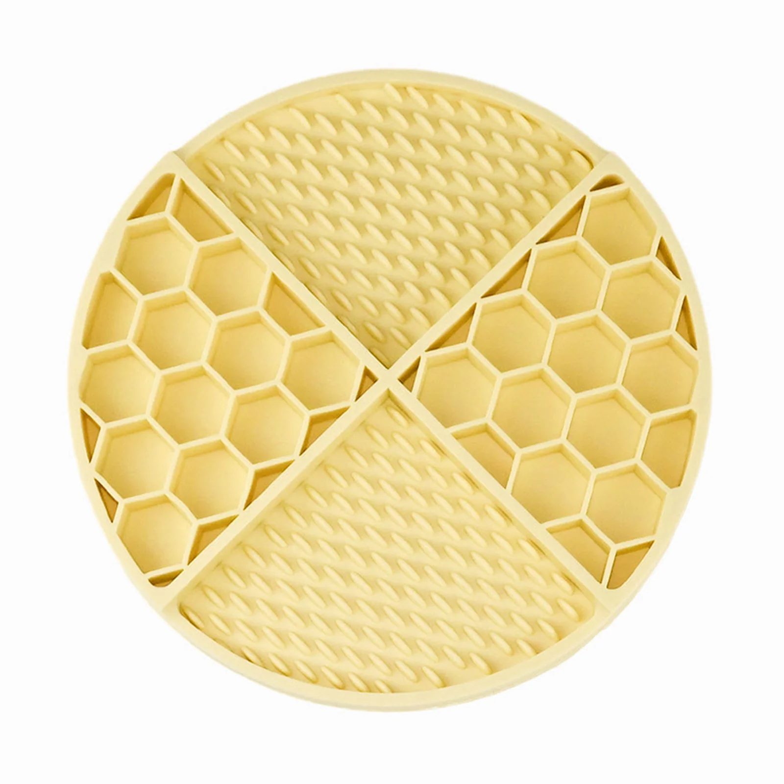 Honeycomb Silicone Pet Lick Mat with suction base