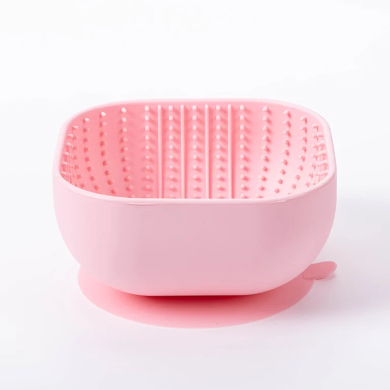Square Silicone Slow Feeder Bowl product overview