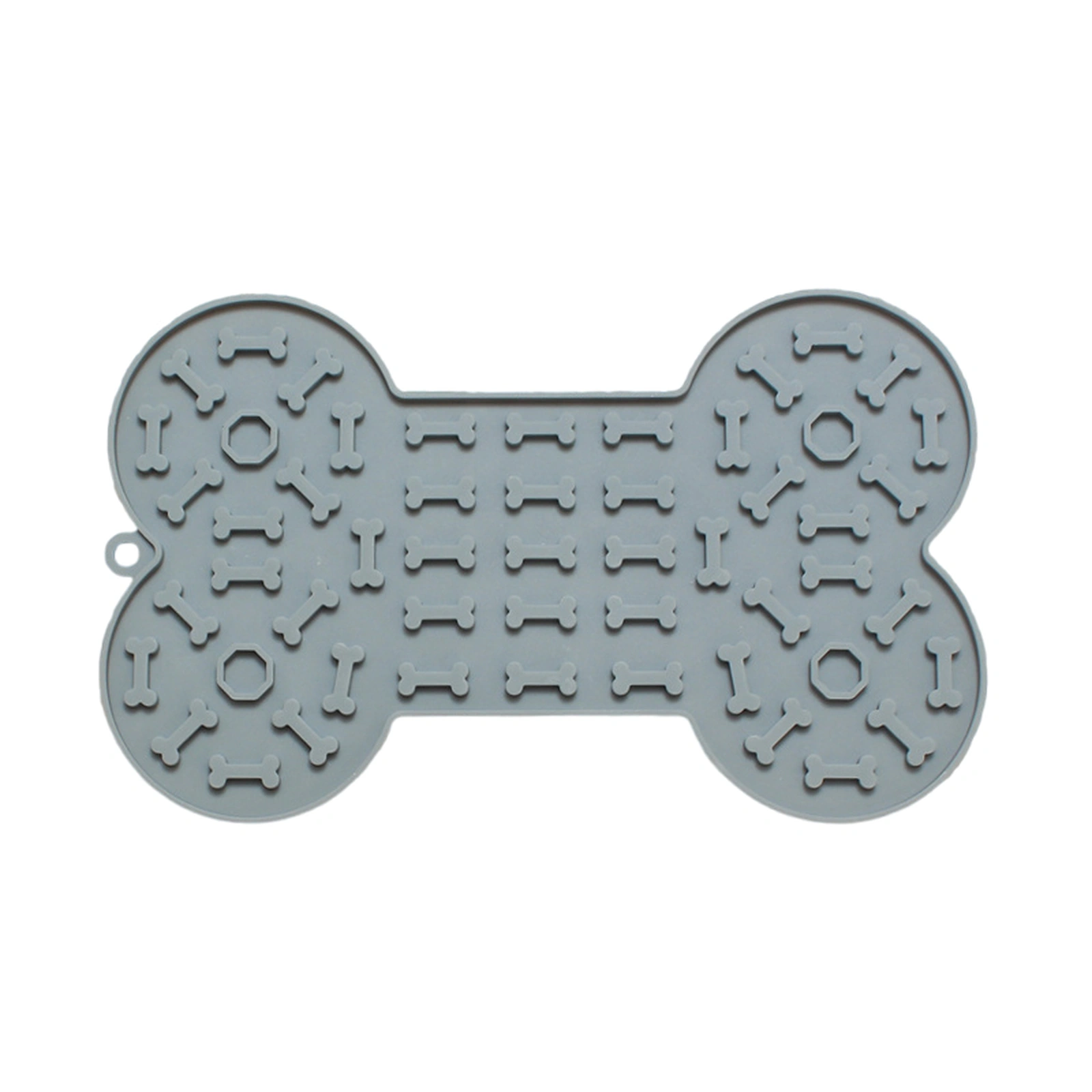 Bone Shaped Silicone Pet Slow Feeder Mat product overview