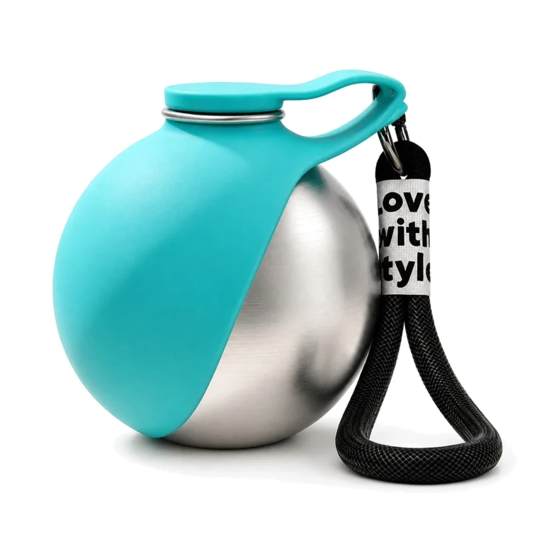 Spherical Foldable Pet Water Bottle product overview