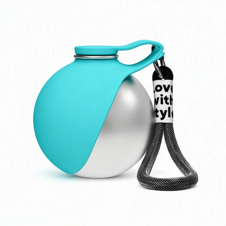 Spherical Foldable Pet Water Bottle