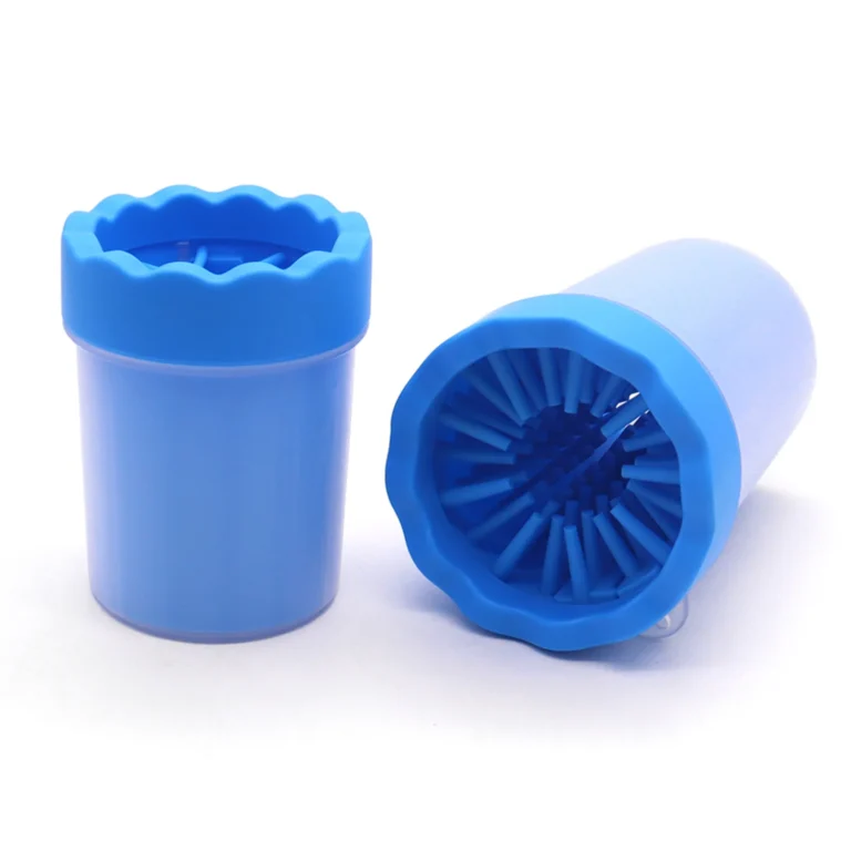 Silicone Pet Paw Cleaner Cup with inner bristles