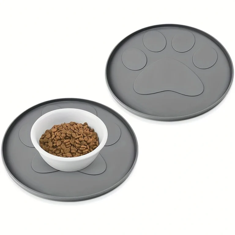 Round Paw Silicone Pet Mat product overview