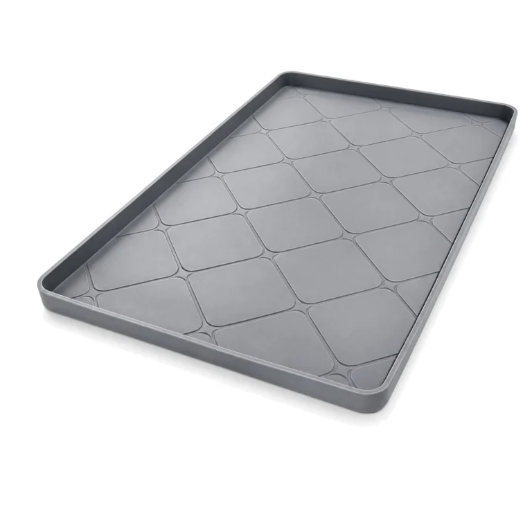 Large Raised Rim Silicone Pet Feeding Mat product overview