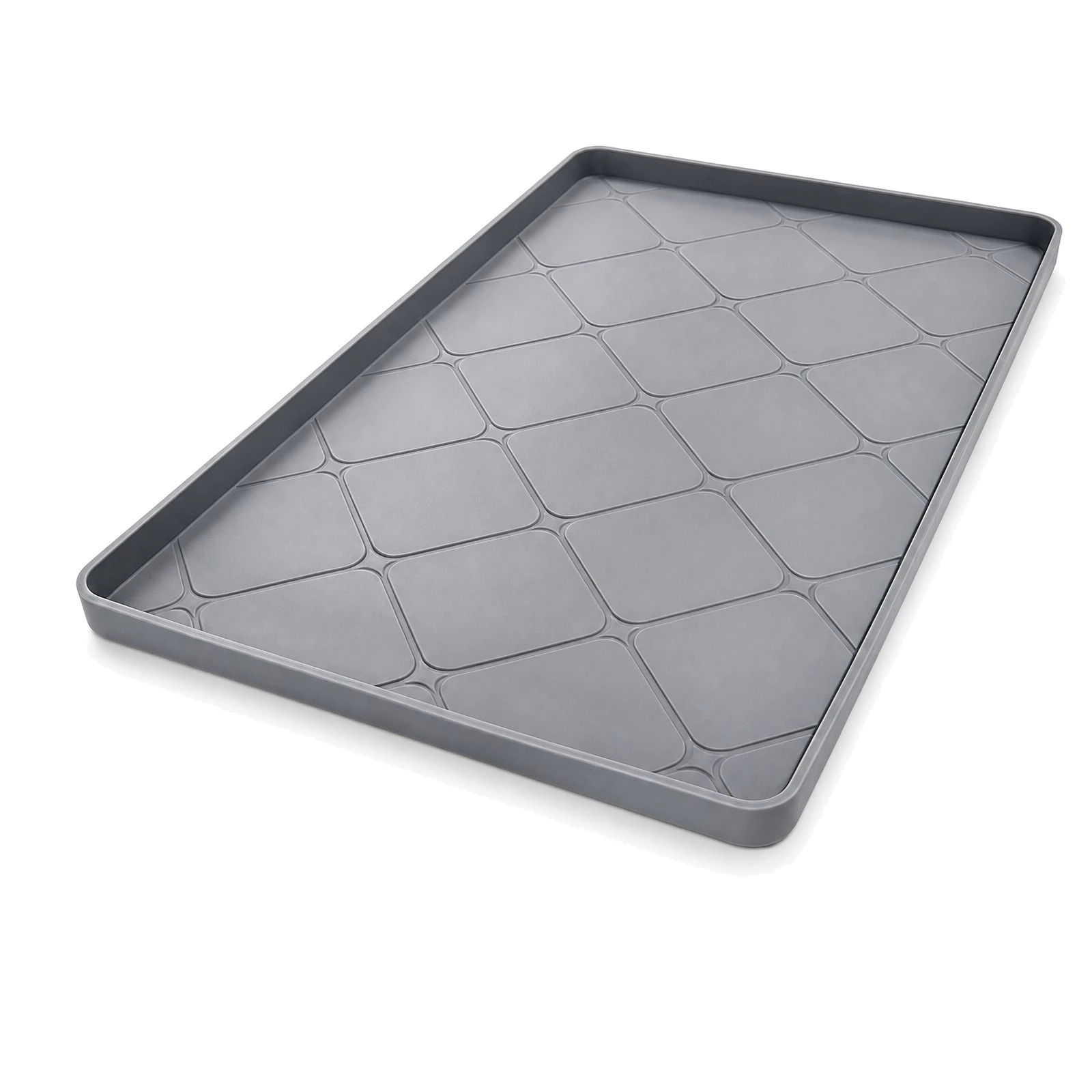 Large Raised Rim Silicone Pet Feeding Mat product overview