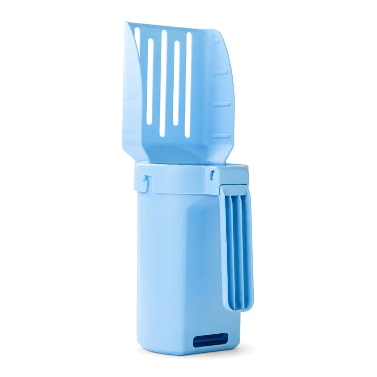 Integrated Cat Litter Scoop and Waste Bag Container Set product overview