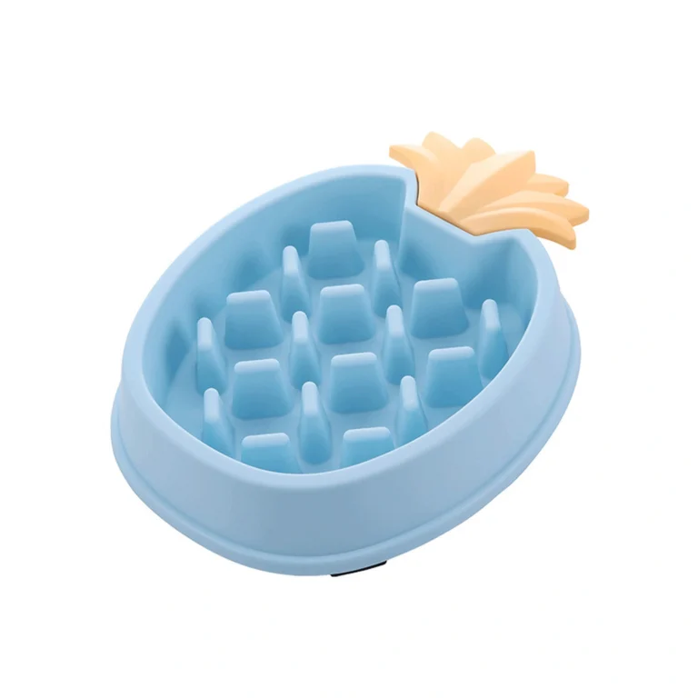 Pineapple PP Slow Feeder Bowl product overview